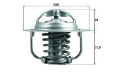 Termostat, chladivo MAHLE ORIGINAL TX 201 86D