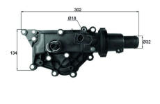 Termostat, chladivo MAHLE ORIGINAL TH 59 89