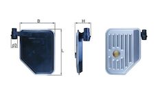 Hydraulický filtr, automatická převodovka MAHLE HX 156