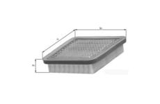 Vzduchový filter MAHLE LX 1010