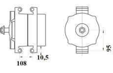 generátor MAHLE MG 148