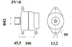 generátor MAHLE MG 877