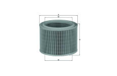 Vzduchový filter MAHLE LX 486