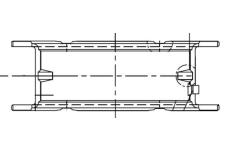 Hlavní ložiska klikového hřídele MAHLE 001 FL 10328 000