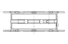 Hlavní ložiska klikového hřídele MAHLE 007 FL 21689 000