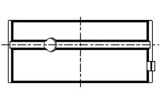 Hlavní ložiska klikového hřídele MAHLE 043 HL 18391 200
