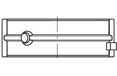 Hlavní ložiska klikového hřídele MAHLE 001 HL 21968 000