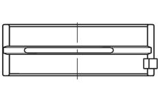 Hlavní ložiska klikového hřídele MAHLE 007 HL 20246 200
