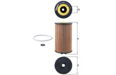 Olejový filter MAHLE OX 1058D