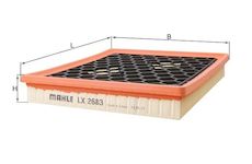 Vzduchový filtr MAHLE ORIGINAL LX 2683