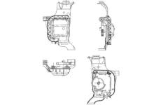 Nastavovací prvok zmieżavacej klapky MAHLE AA 17 000P