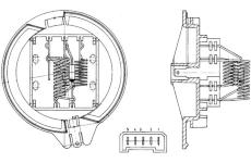 Odpor, vnitřní tlakový ventilátor MAHLE ABR 20 000P