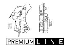 Regulace, vnitrni ventilace MAHLE ABR 24 000P