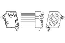 Regulator, ventilator vnutorneho priestoru MAHLE ABR 33 000S