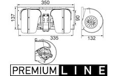vnitřní ventilátor MAHLE AB 85 000P