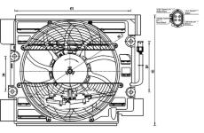 Ventilátor kondenzátora klimatizácie MAHLE ACF 23 000S