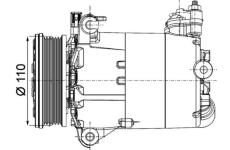 Kompresor, klimatizace MAHLE ORIGINAL ACP 1357 000P