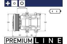 Kompresor, klimatizace MAHLE ORIGINAL ACP 855 000P