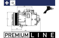 Kompresor, klimatizace MAHLE ACP 868 000P