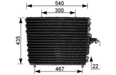 Kondenzátor, klimatizace MAHLE AC 166 000S