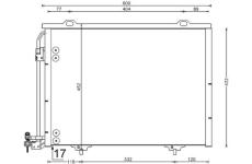 Kondenzátor, klimatizace MAHLE AC 211 001S