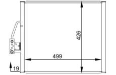 Kondenzátor klimatizácie MAHLE AC 277 000S