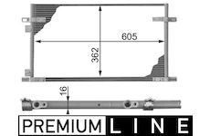 Kondenzátor, klimatizace MAHLE ORIGINAL AC 278 000P