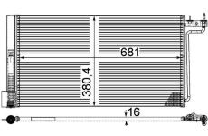 Kondenzátor klimatizácie MAHLE AC 29 000P