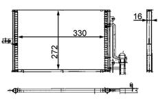 Kondenzátor klimatizácie MAHLE AC 317 000P