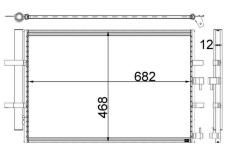 Kondenzátor klimatizácie MAHLE AC 32 000P