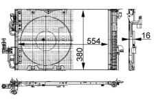 Kondenzátor klimatizácie MAHLE AC 337 000P