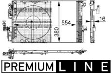 Kondenzátor klimatizácie MAHLE AC 337 000P