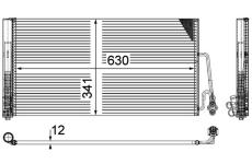Kondenzátor, klimatizace MAHLE AC 590 000P