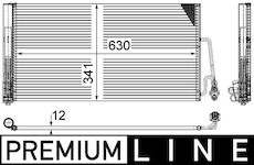 Kondenzátor, klimatizace MAHLE ORIGINAL AC 590 000P