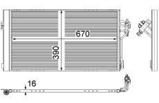 Kondenzátor klimatizácie MAHLE AC 762 000P