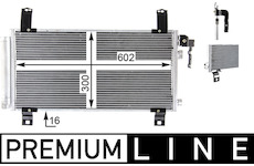 Kondenzátor, klimatizace MAHLE AC 794 000P