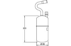 Susarna, klimatizace MAHLE ORIGINAL AD 34 000S