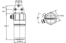 Susarna, klimatizace MAHLE AD 41 000S