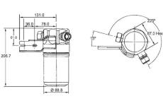 Susarna, klimatizace MAHLE ORIGINAL AD 42 000S