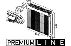 Výparník, klimatizace MAHLE AE 100 000P