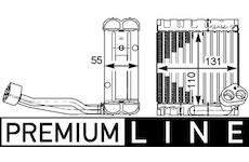 Výparník, klimatizace MAHLE AE 115 000P