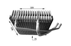 Výparník, klimatizace MAHLE ORIGINAL AE 44 000S