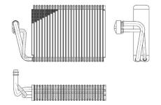 Výparník, klimatizace MAHLE AE 52 000P