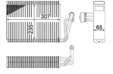 Výparník, klimatizace MAHLE AE 53 000P