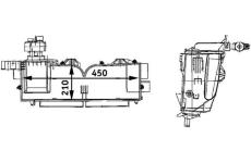 Výparník klimatizácie MAHLE AE 62 000P