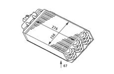 Výparník, klimatizace MAHLE AE 64 000P