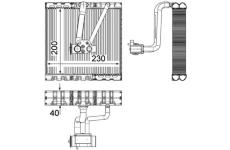 Výparník, klimatizace MAHLE AE 93 000P