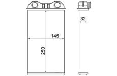 Výměník tepla, vnitřní vytápění MAHLE AH 14 000S
