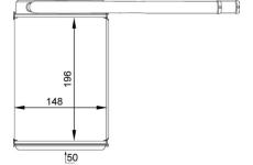 Výměník tepla, vnitřní vytápění MAHLE AH 165 000P