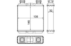 Výměník tepla, vnitřní vytápění MAHLE AH 188 000P